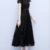 Elegant A-line Green Dress - Image 6