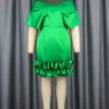 Ruffle Plus Size Green Dress - Image 2