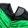 Ruffle Plus Size Green Dress - Image 5
