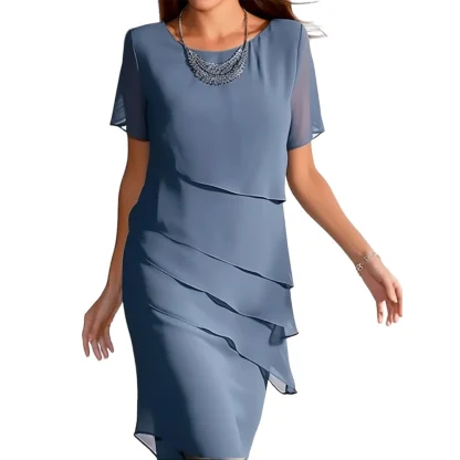 Soft Layered Green Dresses - Image 4
