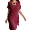 Soft Layered Green Dresses - Image 3