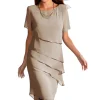 Soft Layered Green Dresses - Image 2
